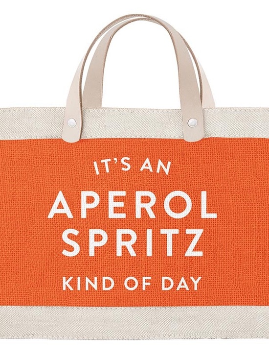 Aperol Spritz Mini Market Tote Bag NWT - Picture 3 of 3